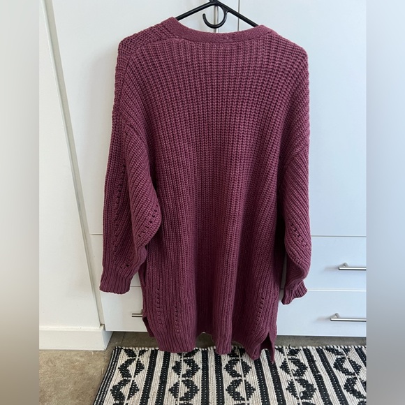 By Together: Chunky Knit Cardigan Sweater with Pockets - Picture 4 of 6